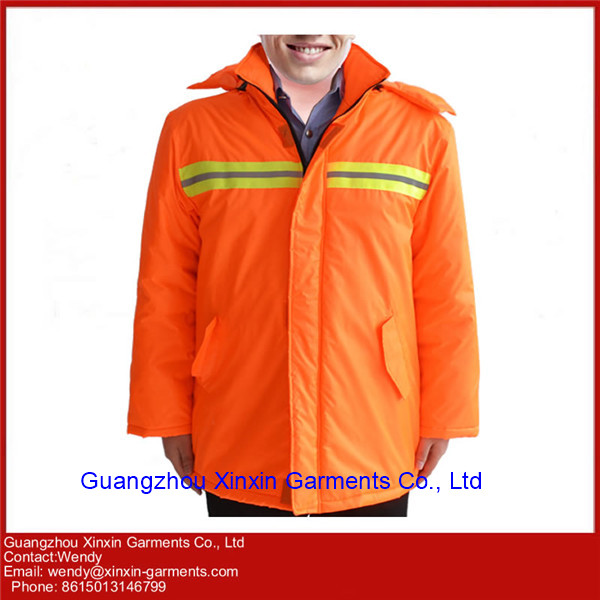 Custom Hi Vis Safety Reflective Jacket Workwear for Men (W366)