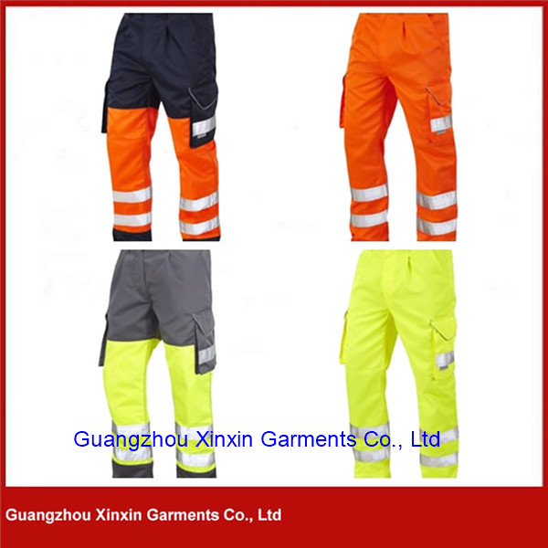 Custom Made Reflective Safety Workwear Men's High Visibility Trousers Pants (W419)
