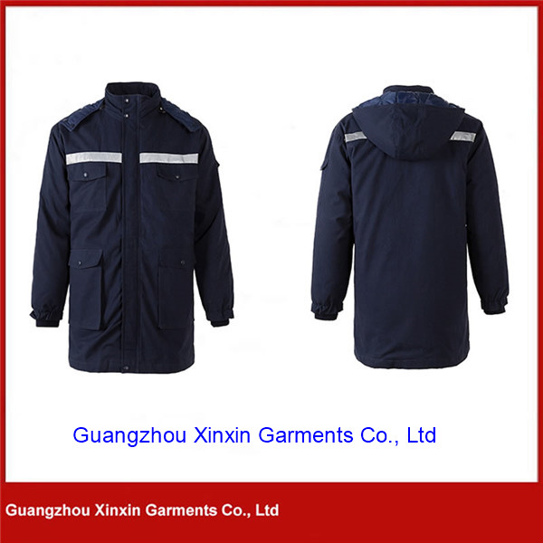 Winter Hi Vis Reflective Outerwear Safety Wear Clothes Clothing Workwear Jacket Uniform (W767)