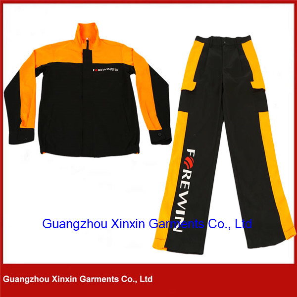 2019 New Fashion Design for Repair Worker Orange Breathable Protective Workwear Uniform (W822)