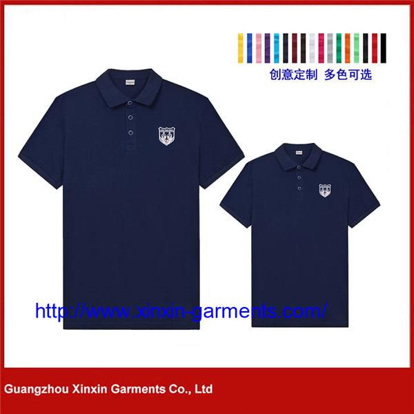 100% Cotton Plain Embroidered Sports Polo Shirt (P443)
