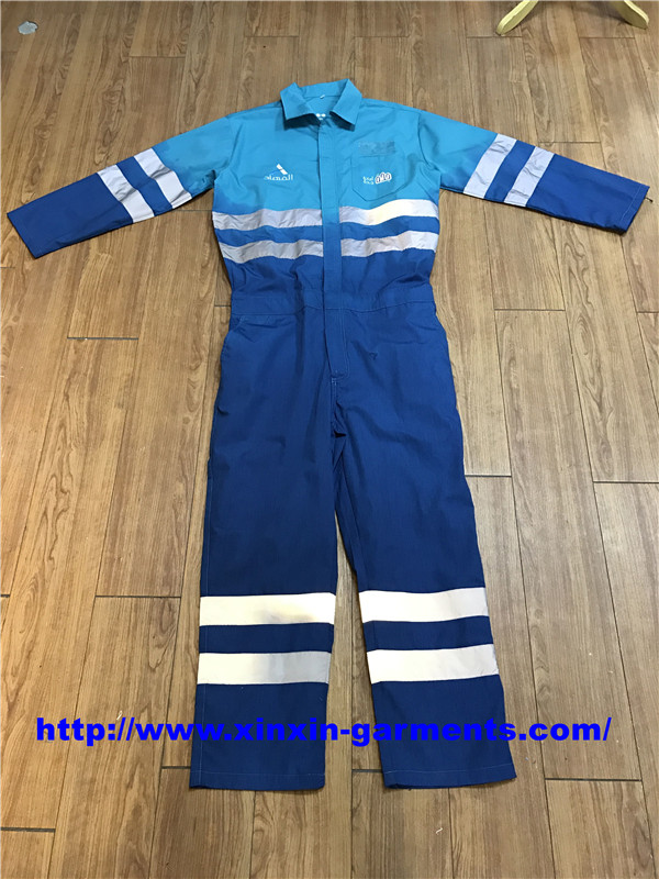 100% Polyester Workwear Safety Coverall Wholesale in Guangzhou (W868)