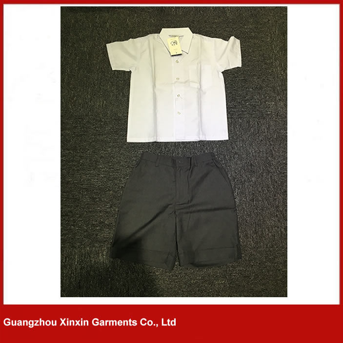 100% cotton boys school uniforms, shirts and trousers(U28)