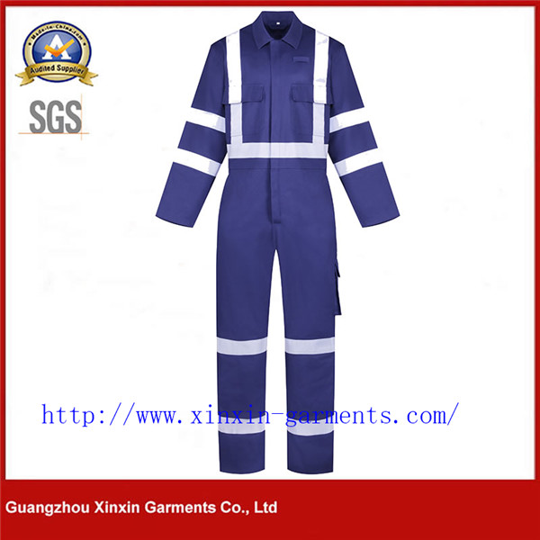 190g Royal Blue Poly-cotton Work Uniform Coverall (W910)