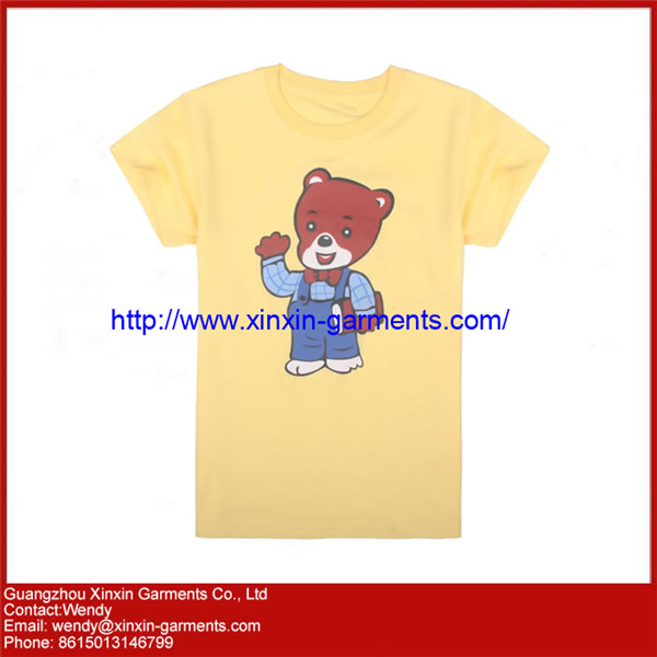 Baby Girls Frozen Tshirt Children Kt Short Sleeve 100%Cotton T-shirt Kids Summer Clothes (R48)