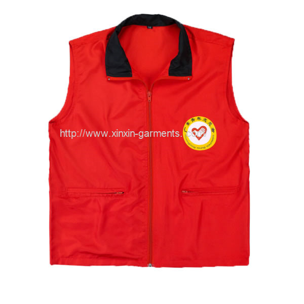 2018 Guangzhou Factory Wholesale Cheap Promotion Vest Unisex Waistcoat (V23)