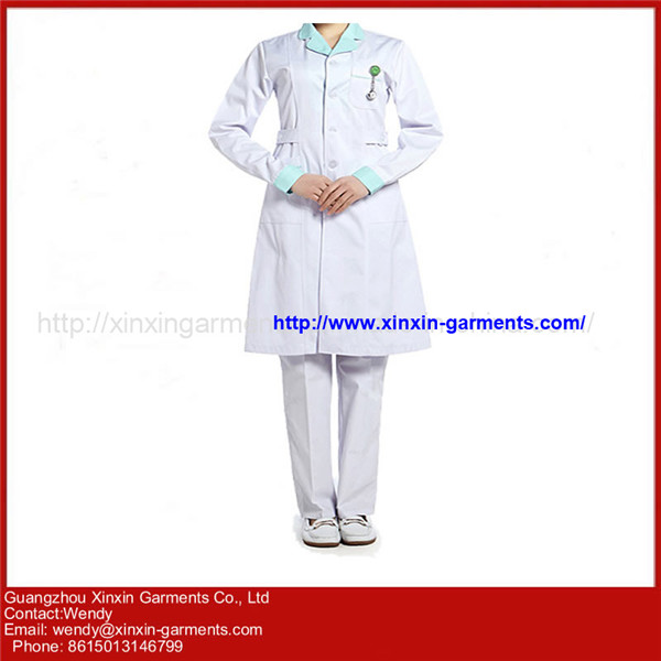 2018 New Style Pink Hospital Uniform for Nurse H35-1