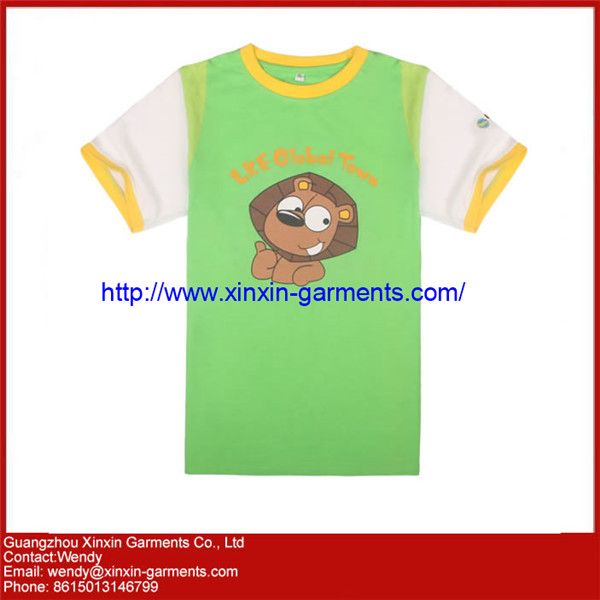2021100% Cotton Latest T Shirt Designs for Kids (R49)