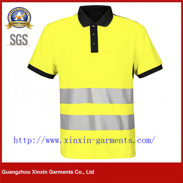 3M Reflective Orange Mesh Fabric T-shirt Work Uniforms (W956)