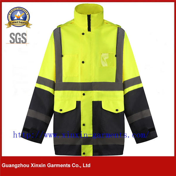 3m Multifunctional Construction Reflective Work Wear Safety Clothing Uniforms Coat (W958)