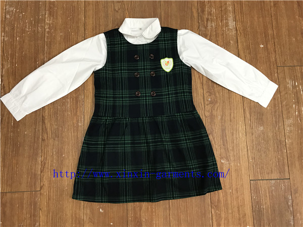 Beautiful School Uniform Girl School Dress (U197)