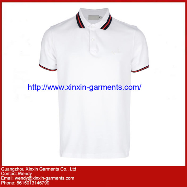 Best Quality 100% Cotton Pique White Polo T Shirt  P71