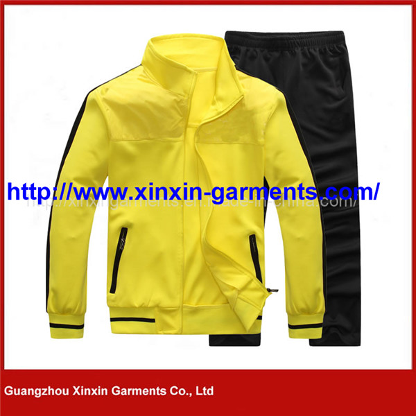 Best Seller 100% Polester breathable Yellow Training Sportwear Suit (T71)