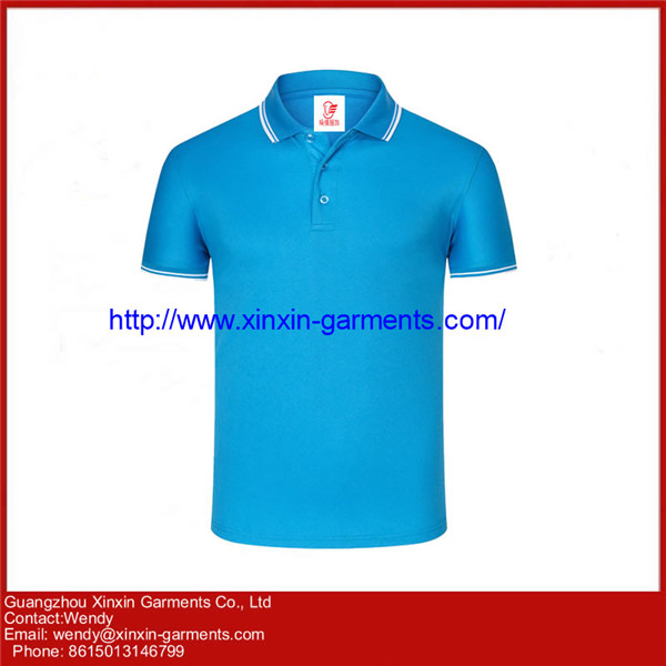 Bulk Cheap Collar Heavy Cotton Polo Shirts, Custom Embroidery Logo Polo Shirt P346