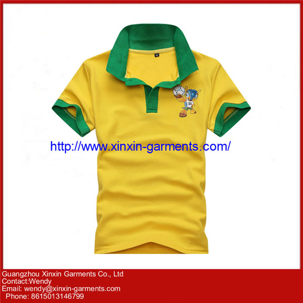Cheap Price Good Quality CVC 200GSM Promotional Pique Polo Shirt (P329)