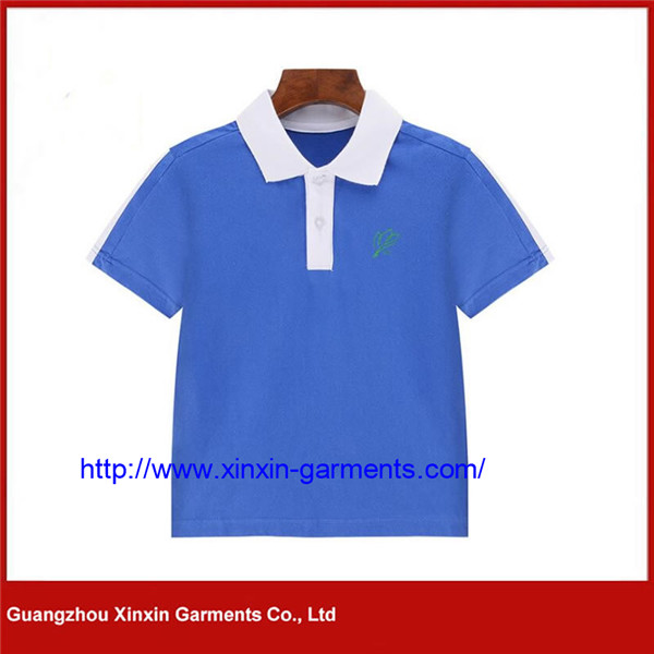 Child Summer Cotton School Uniform, Kid School Shirt, School Wear (U160)