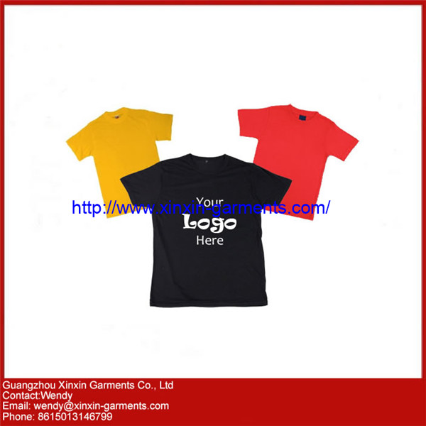 China Factory Cheap Blank Advertising T Shirts with Own Logo (R77)