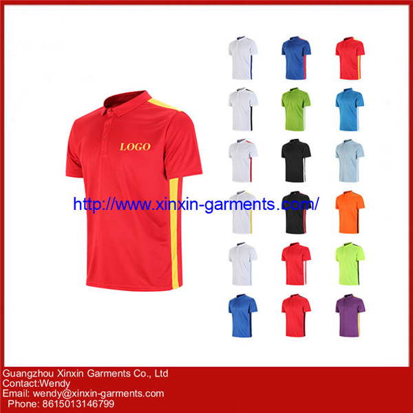 China Supplier Athletic Men's Basic Top Polo Shirt Men's T-Shirt (P213)