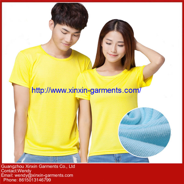 China Wholesale Cheap Price Bulk Blank White Plain T-Shirt (R256)