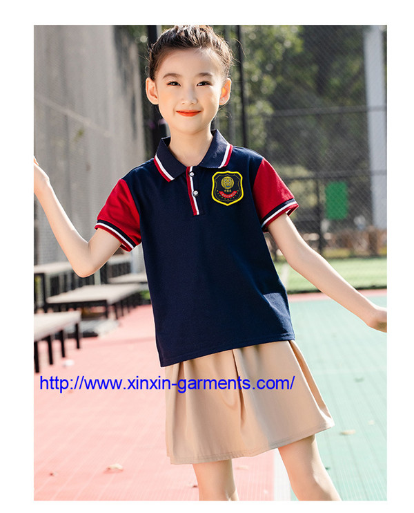 Chinese Manufacturer Kindergarten Elementary School Uniform Primary (U185)
