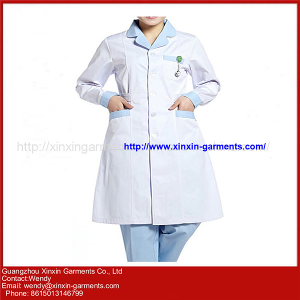 Comfortable Medical Scrubs OEM Nurse Uniform with 100% Cotton H102-1