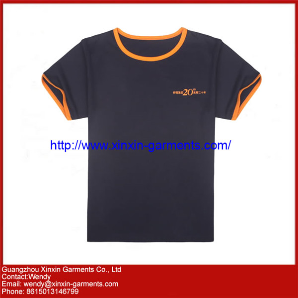 Custom Design Cotton Hot Wholesale Fashion Screen Printing Men T-Shirt (R55)