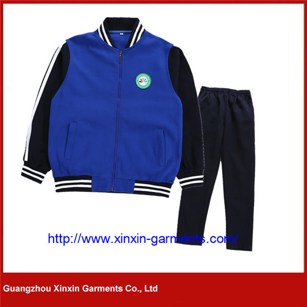 Custom Design Spring Autumn Primary International Kids Students School Uniform (U136)