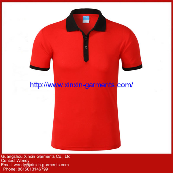 Custom Design Sublimation Two Tone Color Combination 100% Polyester Spandex Dry Fit Golf Polo P273