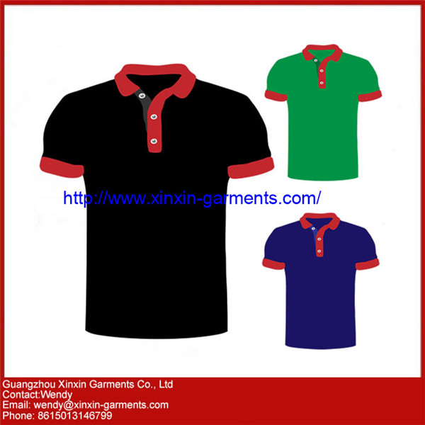 Custom Design Your Own Polo Tee Shirts With Printing Embroidery Logo for Promotion (P65)