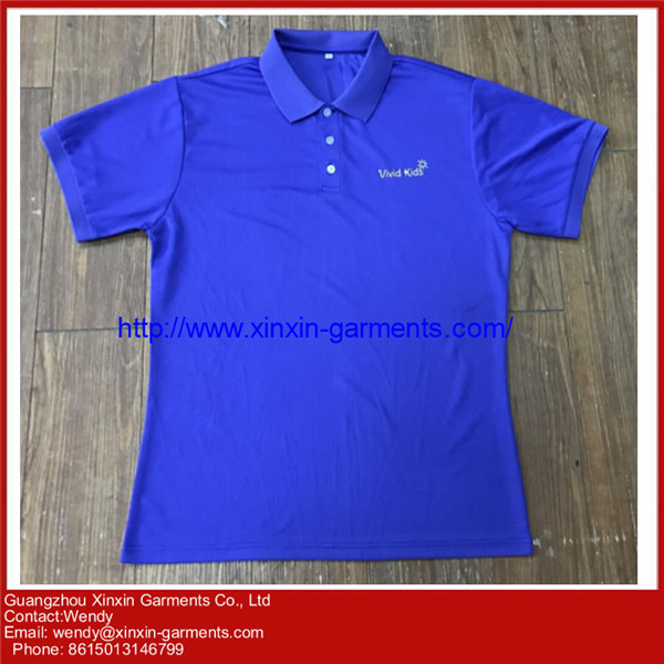 Custom Good Quality 100% Polyester Sports Golf T Shirts (P230)