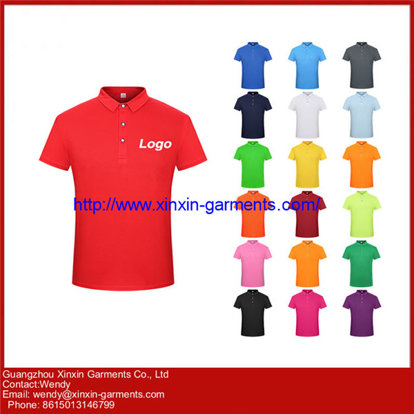 Custom Made Comfortable Modern Polo Tee Shirt (P219)