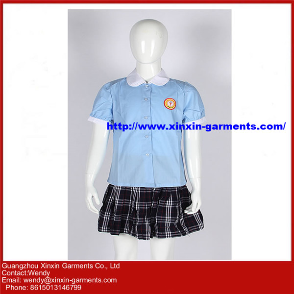 Custom Manufacturer Kids Primary Kindergarten Preschool School Uniform Design U68-1