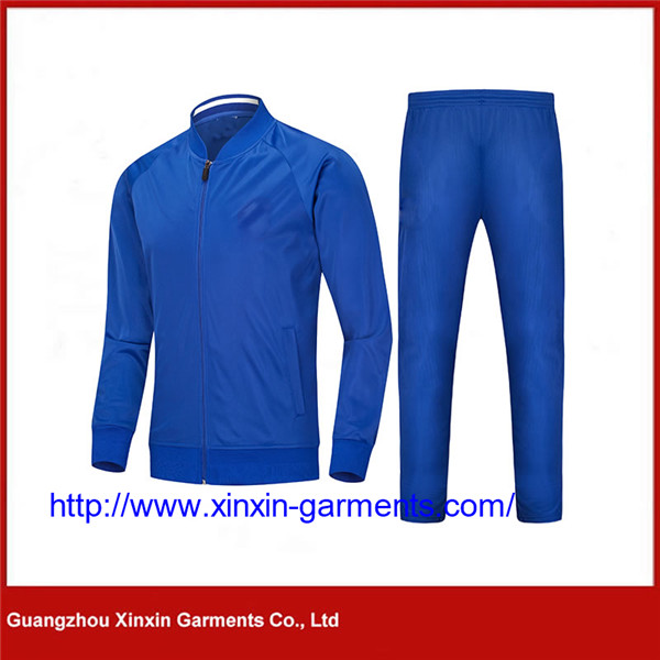 Custom Polyester Tricot Mens Sports Suit, Tracksuit, Training Suit for Athletic Wear (T411)