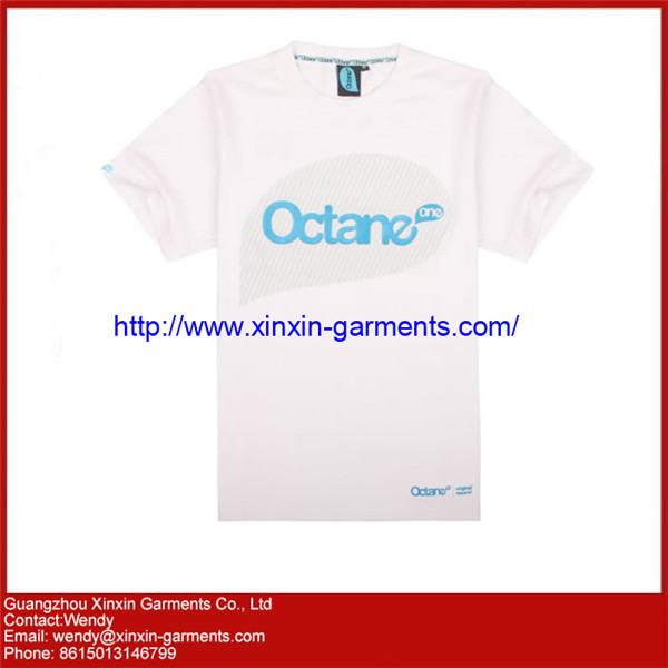 Custom Printed White Lady's 100% Cotton Tshirt (R26)