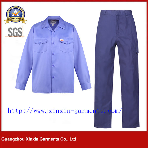 Custom high quality professional factory welding work suit mechanic worker uniform W937