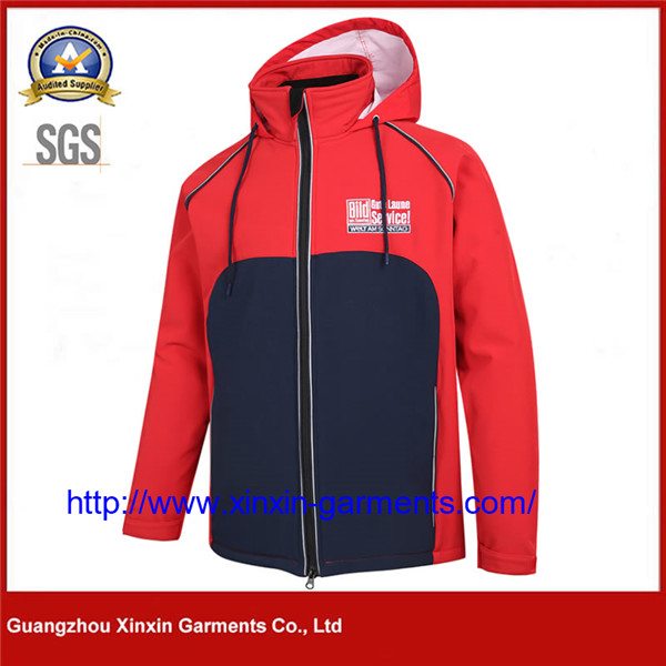 Customize Sports Wear Patchwork Men's Jackets with Full Zip (J510)