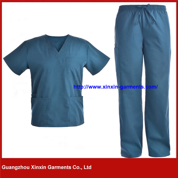Customized Fashion Hospital Medical Healthcare Unisex Scrubs in Set Uniforms (H117)
