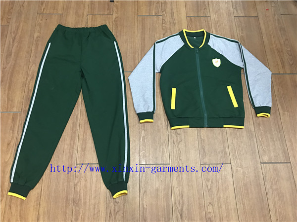 Customized School Uniform Sport Tracksuit Jacket (U201)
