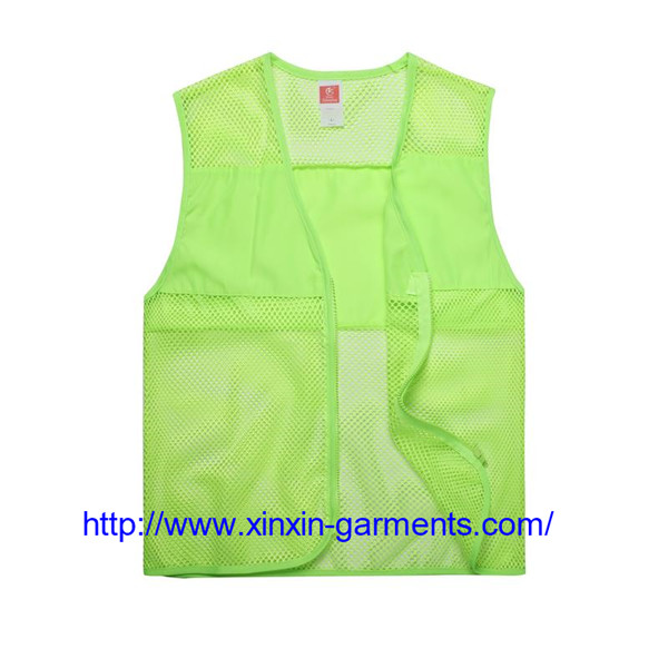 Custom logo OEM colors garment uniform promotion worker volunteer vest for advertising 104