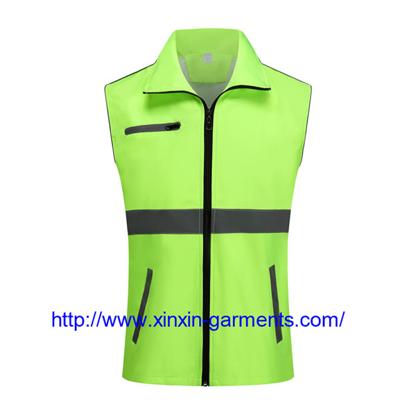 Custom logo print blank polyester volunteer promotional vest ZC008