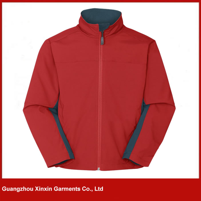 Custom made high quality waterproof soft shell fleece jackets with your own logos
