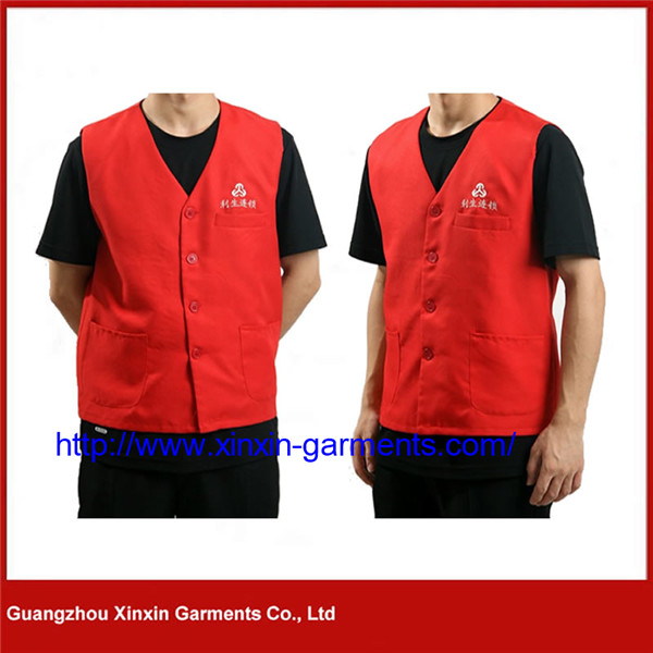 Design Promotional Cheap Polyester Waistcoat for Men and Women (V32)