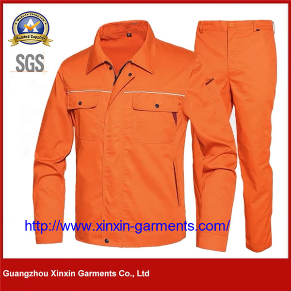 Engineer Mining Electrical Mechanic Workwear 100% cotton Orange Work Coverall W2186
