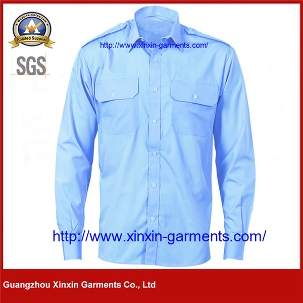 Epaulette Polyester/Cotton Work Shirt - Long Sleeve W2441