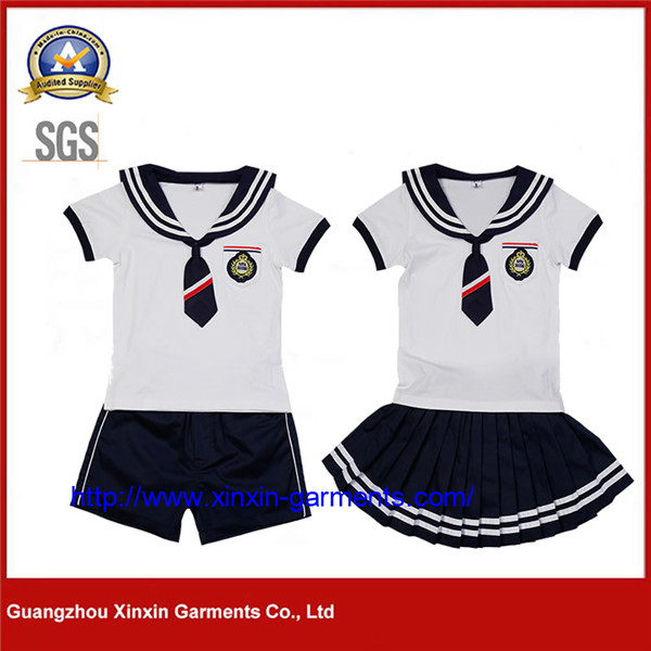 Factory Made Kindergarten Kids School Uniforms Models OEM Custom-Made School Uniform (U180)