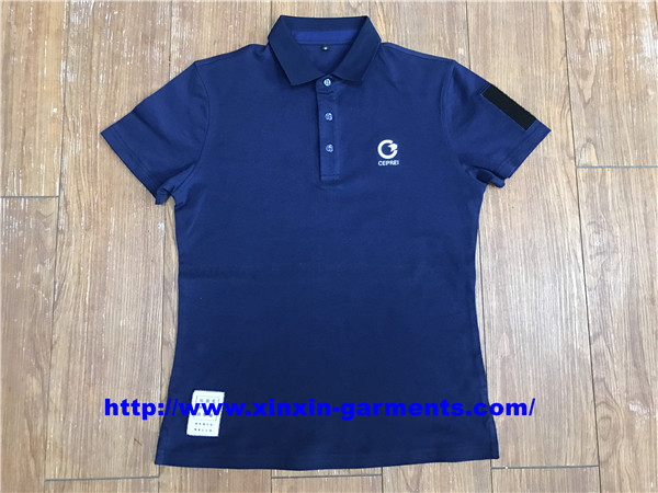 Factory OEM Custom Good Quality Cotton Men's Polo Golf Sports T-Shirt Clothing (P496)