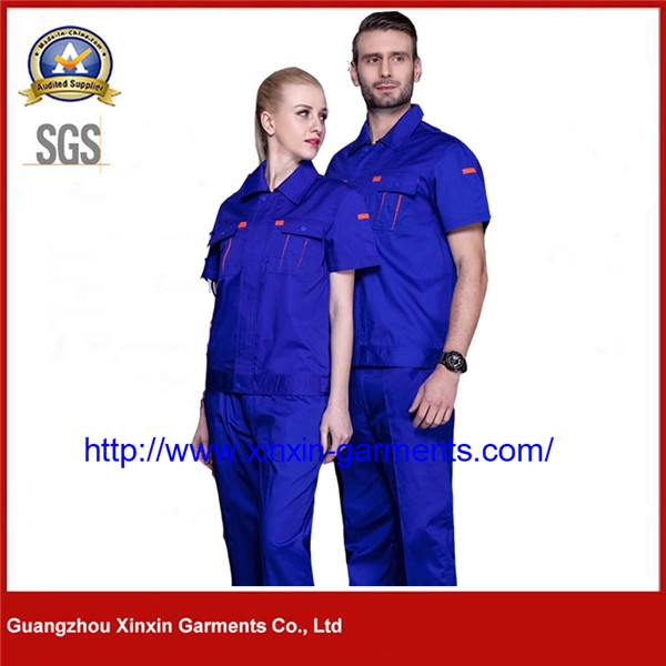 Factory printed manufacture professional anti-resistant safety industrial uniforms workwear W2139