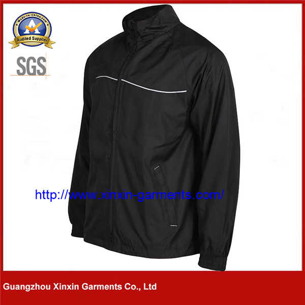 Fashion Streetwear Sport Man Jacket 100% Polyester Windbreaker Nylon Waterproof Bomber Jacket (J562)