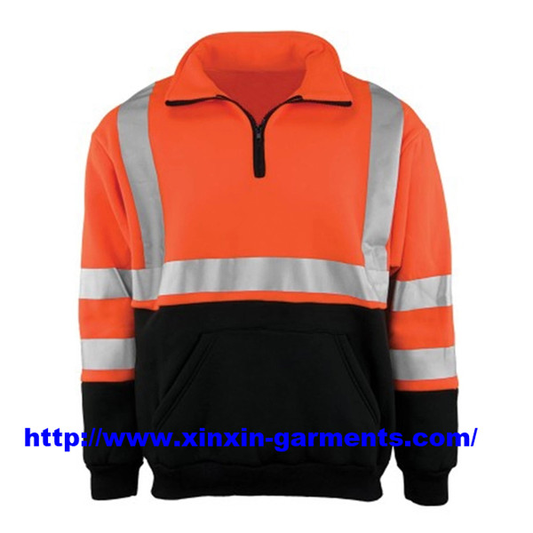 Guangdong Warm High Visibility Safety Work Clothes with Reflective Tape (W897)