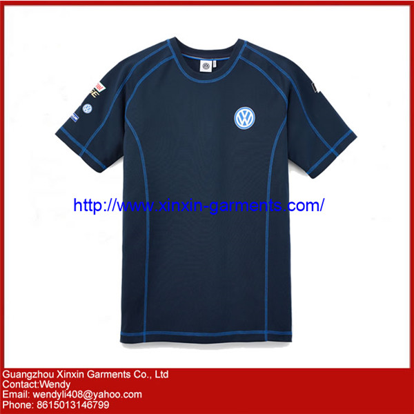 Guangzhou Factory Manufacture Short Sleeves Men T Shirt Maker (R02)